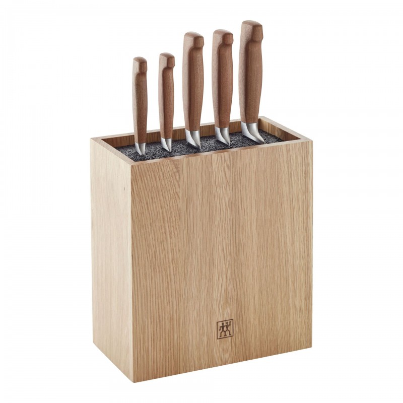 Four Star Bloc de Couteaux Spagetti et Magnétique 6 pièces Bois de Chêne - Zwilling