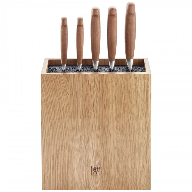 Four Star Bloc de Couteaux Spagetti et Magnétique 6 pièces Bois de Chêne  - Zwilling