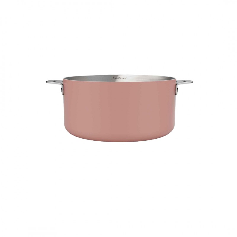 La Merveilleuse Inox Rose Guimauve Trio Casserole Poêle Sauteuse Pack LSDC  - Cookut