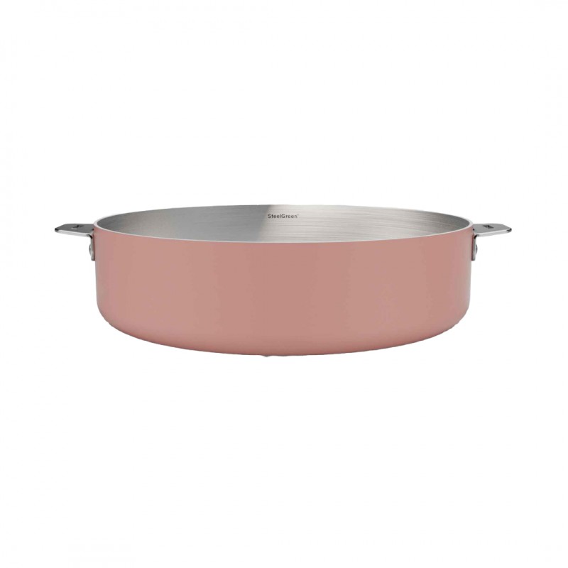 La Merveilleuse Inox Rose Guimauve Trio Casserole Poêle Sauteuse Pack LSDC  - Cookut