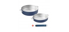 La Merveilleuse RVS Blauw Duo Koekenpan Sauteerpan LSDC Pack