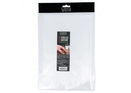 Guitare Bladeren 30x40 cm 10 pcs - Patisdécor
