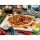 Darioso Pizzaset Rechthoekige Pizzasteen 38x30 cm met Pizzaschep en Pizzasnijder - Gefu