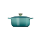 Signature Ronde Gietijzeren Cocotte 4,2 L Riviera Blauw (24 cm) - Le Creuset