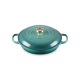 Cocotte Faitout Campagnard Fonte Emaillée 3,5 L Bleu Riviera (30 cm)  - Le Creuset