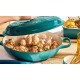 Cocotte Faitout Campagnard Fonte Emaillée 3,5 L Bleu Riviera (30 cm)  - Le Creuset