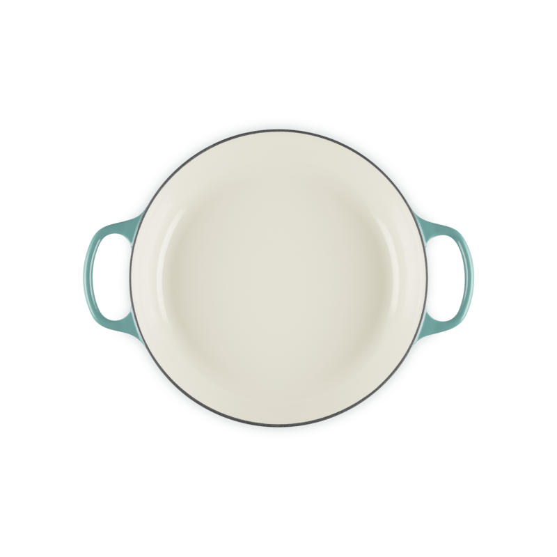 Campagnard gietijzeren Cocotte 3,5 L Riviera Blauw (30 cm) - Le Creuset