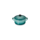 Mini Cocotte Céramique Ronde 25 cl Bleu Riviera (10 cm)  - Le Creuset