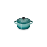 Mini Cocotte Céramique Ronde 25 cl Bleu Riviera (10 cm) 