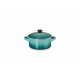 Mini Cocotte Céramique Ronde 25 cl Bleu Riviera (10 cm)  - Le Creuset