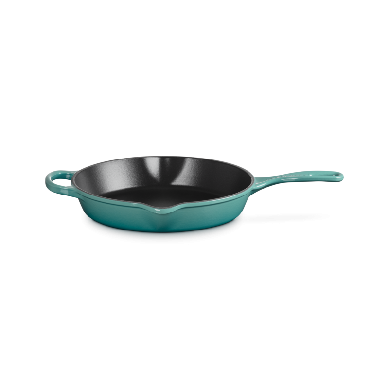 Ronde gietijzeren koekenpan 26 cm 2 L Blauw Riviera - Le Creuset