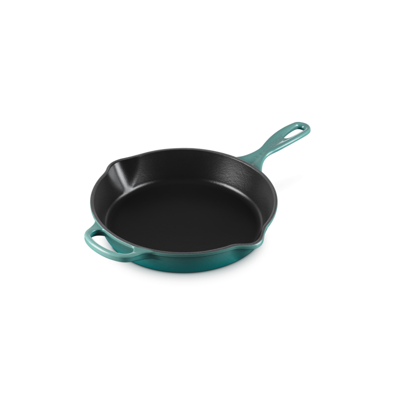 Ronde gietijzeren koekenpan 26 cm 2 L Blauw Riviera - Le Creuset
