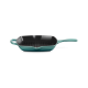 Koekenpangrill Vierkante Gietijzeren 26 cm Riviera Blauw - Le Creuset