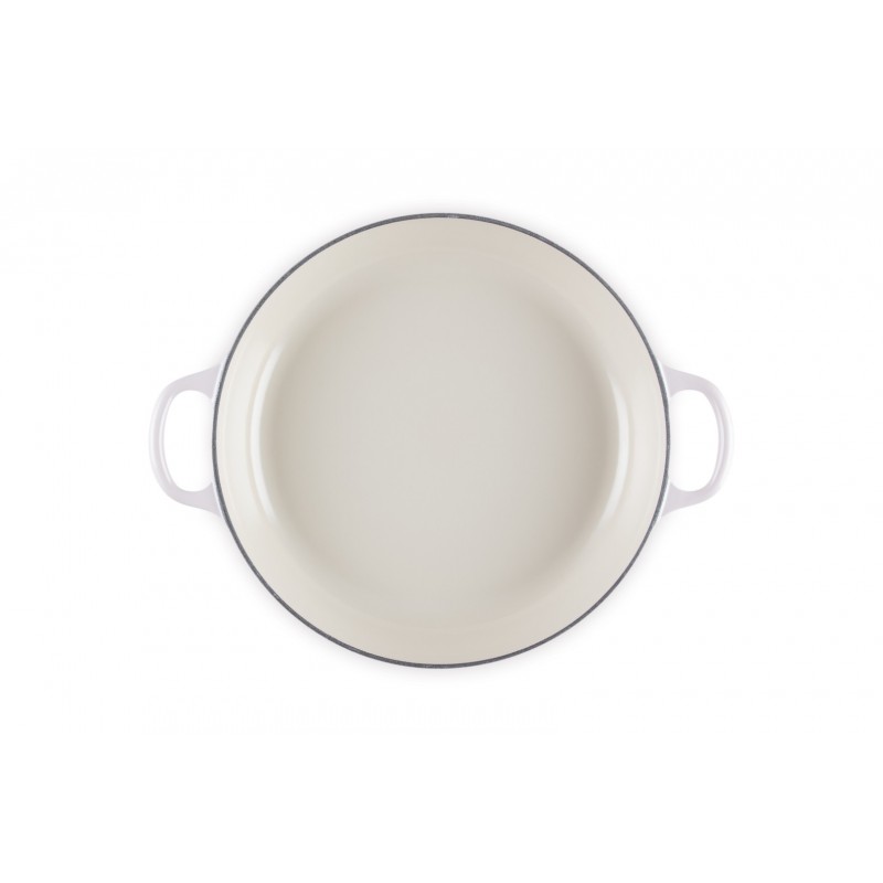 Ronde Gietijzer Stoofpot Signature 2,2 L Pétales Roze Shell Pink (26 cm) - Le Creuset