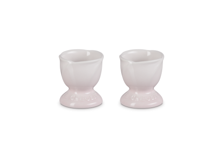 Jardin Roze Shell Pink Keramiek Eierdopje 2 dlg - Le Creuset