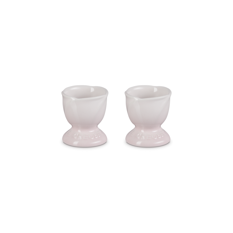 Jardin Set Coquetiers en Céramique Rose Shell Pink 2 pcs - Le Creuset