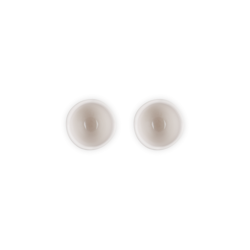 Jardin Set Coquetiers en Céramique Rose Shell Pink 2 pcs - Le Creuset