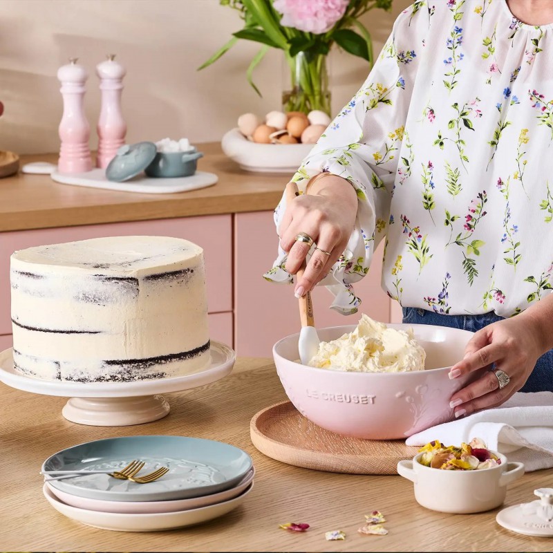 Jardin Ronde Keramische Saladeschaal 3,6 L 26 cm Roze Shell Pink - Le Creuset