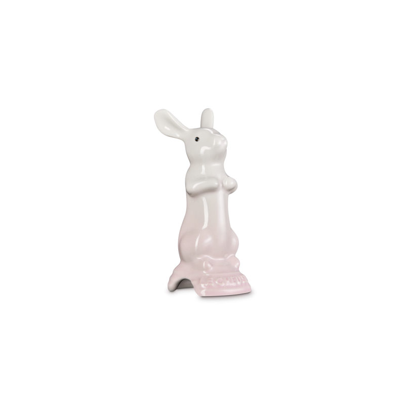 Cheminée pour Tourte et Tarte Céramique Emaillée Lapin Rose Shell Pink 9cm - Le Creuset