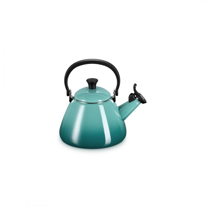 Kone Bouilloire à Sifflet 1,6 L Bleu Riviera - Le Creuset