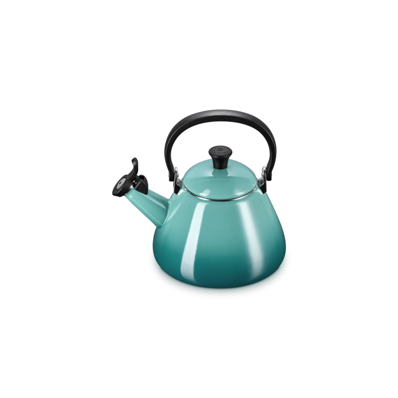 Kone Bouilloire à Sifflet 1,6 L Bleu Riviera - Le Creuset