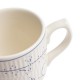 Copenhague Mug Céramique Email Brillant Blanc Crème Bleu avec Anse 28 cl  - Royal Boch