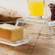 Beurrier en Verre Transparent 10x17x7 cm (250 g de Beurre) - Kilner