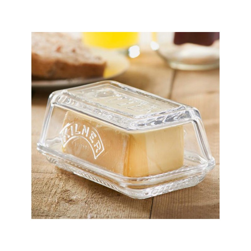Glazen Botervlot 10x17x7 cm (250 g boter) - Kilner
