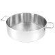 Apollo 7 Lage Kookpot RVS met Glazen Deksel 24 cm - Demeyere