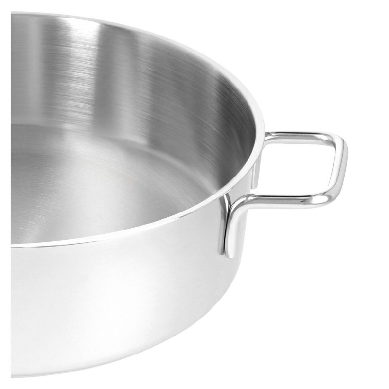 Apollo 7 Casserole Basse Inox avec Couvercle en Verre 24 cm  - Demeyere