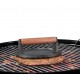 Presse à Viande Ronde Striée en Fonte pour Grillades et Smash Burger 18 cm - Kuchenprofi