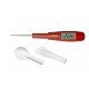 Thermomètre Spatule Cuillère 3-en-1 25 cm Rouge  - Gobel