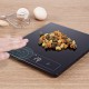 Keukenweegschaal 15kg/1g Touchless Tare Zwart 24x20 cm - Cristel