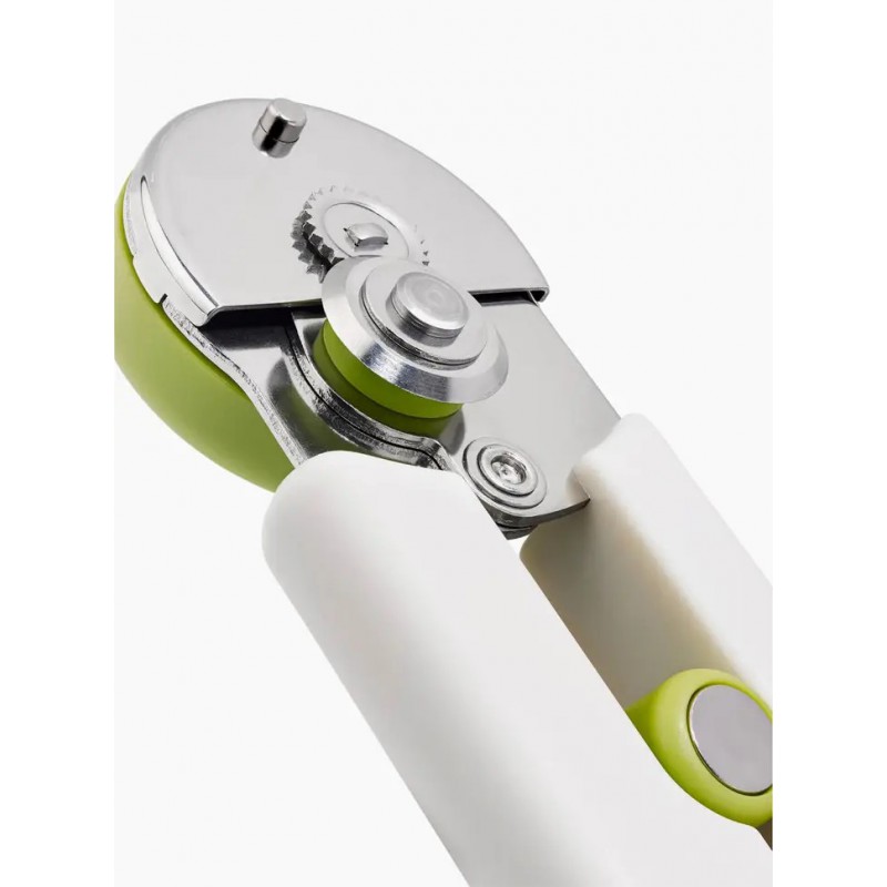 Goround Ouvre Boîte Manuel avec Manivelle Blanc et Vert 20 cm - Joseph Joseph