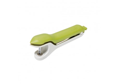 Tweezy Dénoyauteur Cerises Olives et Equeuteur à Fraises 3 en 1 Vert 17 cm - Joseph Joseph
