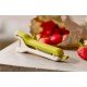 Tweezy Dénoyauteur Cerises Olives et Equeuteur à Fraises 3 en 1 Vert 17 cm - Joseph Joseph