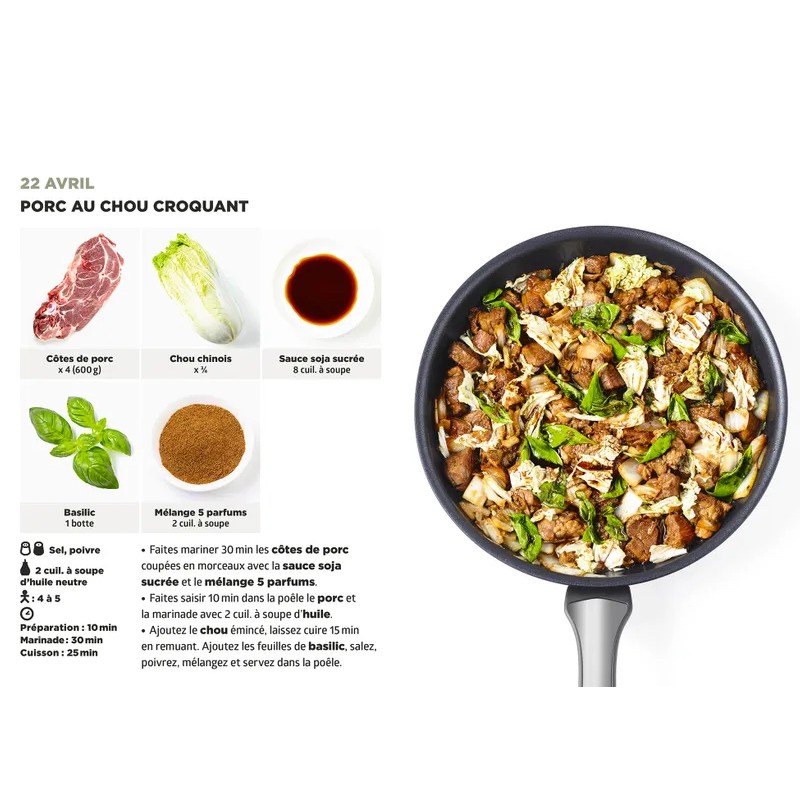 Simplissime Ephéméride - 365 Recettes  - Hachette