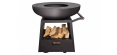 Nomad Brasero Plancha Acier Corten 100 cm Noir 
