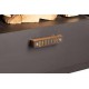Nomad Brasero Plancha Acier Corten 100 cm Noir  - White Fire