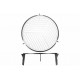 Nomad Brasero Plancha Acier Corten Noir 100 cm Pack LSDC 5 pcs  - White Fire