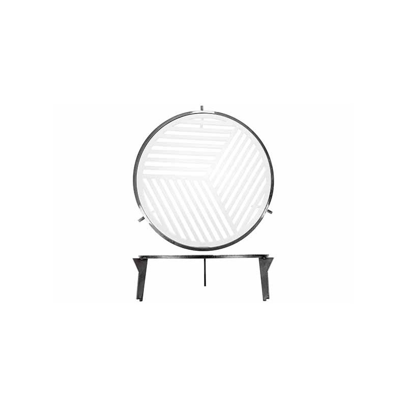 Barbecue Plancha Nomad Cortenstaal 100 cm Zwart Pack LSDC 5 dlg - White Fire