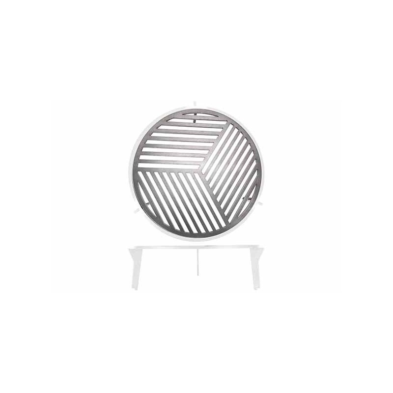 Nomad Brasero Plancha Acier Corten Noir 100 cm Pack LSDC 5 pcs  - White Fire