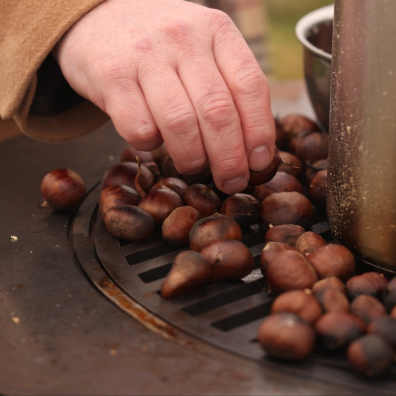 Barbecue Plancha Nomad Cortenstaal 100 cm Zwart Pack LSDC 5 dlg - White Fire