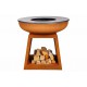 Stow Barbecue Plancha Brasero Acier Corten 100 cm  - White Fire