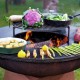 Stow Brasero Plancha Acier Corten 100 cm  - White Fire