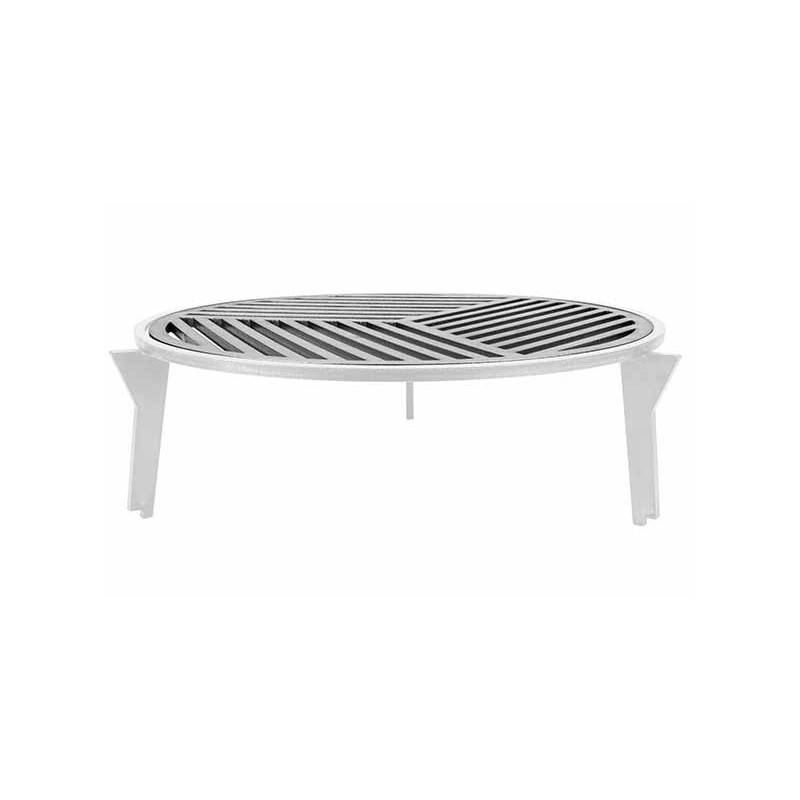 Stow Barbecue Plancha Brasero Cortenstaal 100 cm Pack LSDC 5 dlg - White Fire