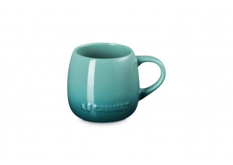 Cocon Mug Rond en Céramique avec Anse 32 cl Bleu Riviera  - Le Creuset