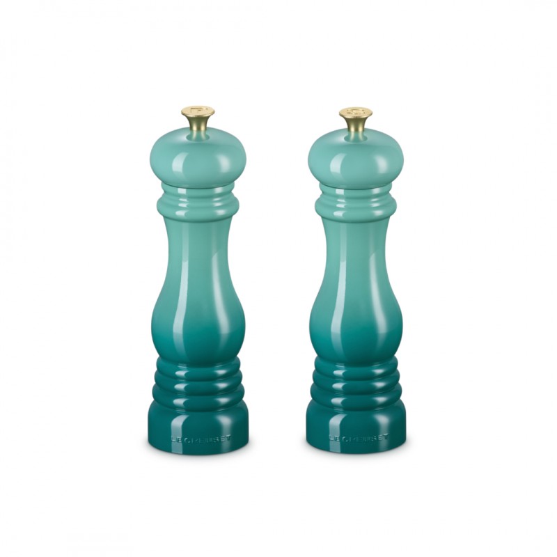 Set Zoutmolen en Pepermolen Riviera Blauw 21 cm 2 dlg - Le Creuset