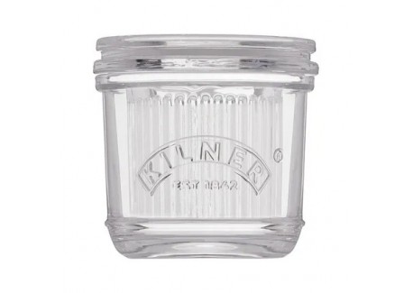 Ronde Glazen Bretonse Botervlot 10x10x9 cm - Kilner