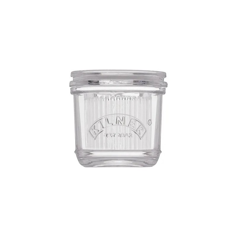 Ronde Glazen Bretonse Botervlot 10x10x9 cm (180 g boter) - Kilner